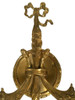 Vintage Pair of Solid Brass Wall-Mount Sconces.