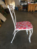 Mid-century Woodard Glass Top Wrought Iron Scroll Pattern Patio Outdoor Set