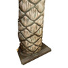 10-Foot Fiberglass Art Deco Grand Palm Tree Architectural Column, 2 Available