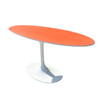 Mid-century Tulip Dining Table by Eero Saarinen for Knoll W/ Orange Laminate Top