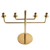 Scandinavian Modern Brass Candle Holder Candelabra by Hans-Agne Jakobsson, Pair