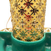 Mid-century Regancy Brass & Ceramic TV Lamp & Planter by Sierra Columbia