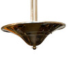 1930s Art Deco Saucer Ceiling Pendant Lamp Multiples, 5 Available