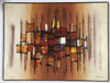 Large Abstract Oil Paining on Canvas by Marcella Doane