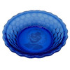 Art Deco Cobalt Shirley Temple Blue Glass Decrotive Bowl Pair by Hazel-Atlas