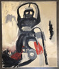 Abstract Robot Oil on Canvas Painting by artist Pasqual Bettio