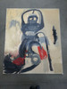 Abstract Robot Oil on Canvas Painting by artist Pasqual Bettio