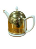Modernist Copper Insulated Ceramic Kettle by Hall China