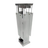 George Kovacs Architectural Aluminum Table Lamp - Pair