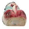 Mid-century California Ceramic Pottery Pink Flamingo w/ Open Wings TV Table Lamp