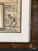 Vintage Framed Pen Drawn Cartoon by "Ole Olsen" from comedians "Olsen & Johnson"