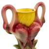 Early Art Deco California Pottery Ceramic Tropical Flamingo Flower Vase