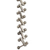 Mid-Century Heavy 925 Sterling Silver "Zig-Zag" Nuts Balls Links Bar Bracelet