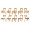 Paul Frankl Dining Chairs for Brown Saltman - Set of 10