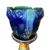 Robinson Ransbottom Pottery Jardiniere Planter & Pedestal