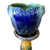 Robinson Ransbottom Pottery Jardiniere Planter & Pedestal