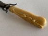 19th Century Hand-Carved Bone Alligator Handled Culinary Carving Set