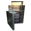 Postmodern Espresso Wood Dining Room Convertible Bar Cabinet, 1990