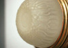 1940s Solid Bronze Dome Ceiling or Wall Light Fixture