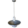 Art Deco Spun Aluminum Saucer Ceiling Pendant Lamp, 6 Available