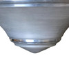 Art Deco Spun Aluminum Saucer Ceiling Pendant Lamp, 6 Available