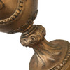 Hollywood Regency Style Goldtone Spelter Urn Table Lamp on Marble Base