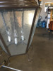 Large Octagon Bronze 4-Light Lantern Chandelier with Handle