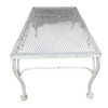 Mid-century Wrought Iron Outdoor/ Patio Low Mesh Coffee Table by Woodard