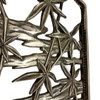 Mid-century Tropical Cranes in Water Scene Metal Wall Scupture by Syroco