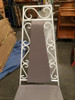 Mid-Century Modernist High Back Chair with Scrolling Pattern, Set of Two
