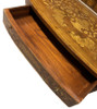 Late Victorian Dutch Marquetry Writing Desk w/ Inlaid Table Top