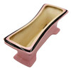 Mid-century Pink & Black California Pottery Modernist Indoor Planter Set