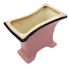 Mid-century Pink & Black California Pottery Modernist Indoor Planter Set