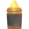 Postmodern Steel Cafe Table Lamp With Cone Shaped Glass Shade Pair, 10 Available