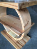 1920s Art Deco Geometreic "Ring" Maple Side Table
