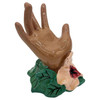 California Pottery Figural Hand w/ Magnolia Flower Ring Holder by Clemensons
