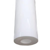 1958 Mid-century Modern Cylinder Acrylic & Steel Pendant, 2 Available