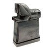 Hand Made Bespoke Silver Art Deco Sphinx Lift Arm Lighter w/ Geometric Inlay