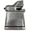 Hand Made Bespoke Silver Art Deco Sphinx Lift Arm Lighter w/ Geometric Inlay
