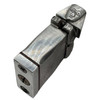 Hand Made Bespoke Silver Art Deco Sphinx Lift Arm Lighter w/ Geometric Inlay