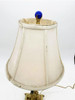 Hollywood Regency Brass Scrolling Griffin Table Lamp w/ Lamp Shade