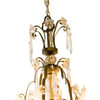 Louis XVI Revival Style French Crystal and Bronze Chandelier