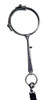 Antique German Lapis Lazuli and Sterling Silver Quick Relase Trigger Lorgnette