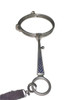 Antique German Lapis Lazuli and Sterling Silver Quick Relase Trigger Lorgnette