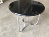 Streamline Black Lacquer Chrome Coffee Table by Royalchrome
