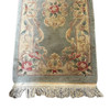 5' Foot X 2' Foot Deep Pile Aubusson Rug with French Roses design