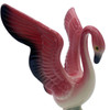 Mid-century Ceramic Flamingo Figurine & Vase Set by Maddux & Leftons