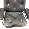 MCM Model 90 "Riviera" Swivel Spinger Iron Lounge Chair w/ Ottoman by Homecrest