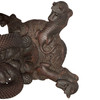 Anglo Indian Bombay Carved Serpent Wooden Blackwood Plant Stand