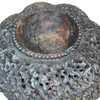 Anglo Indian Bombay Carved Serpent Wooden Blackwood Plant Stand